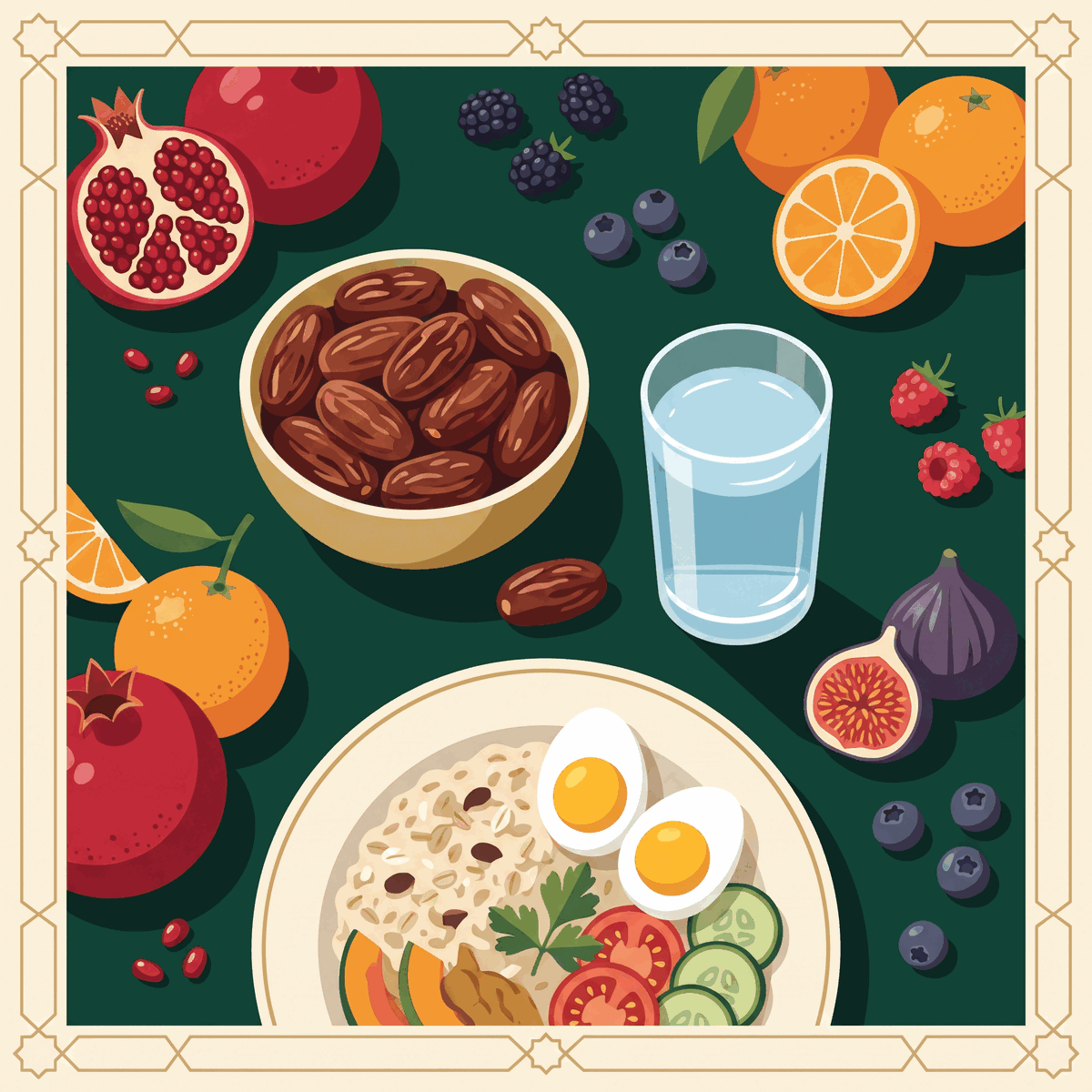 Healthy suhoor & iftar