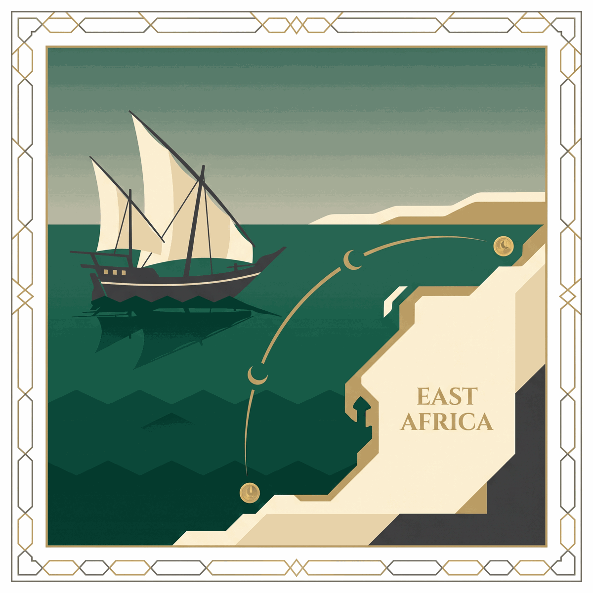 Islam's spread to East Africa and the Indian Ocean